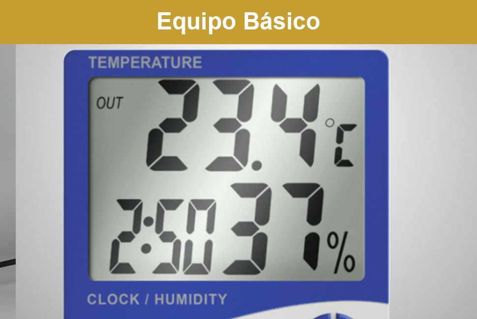 Higrómetro digital profesional, monitor de humedad de temperatura con  pantalla a color grande, termómetro interior, termómetro multifuncional,  medidor